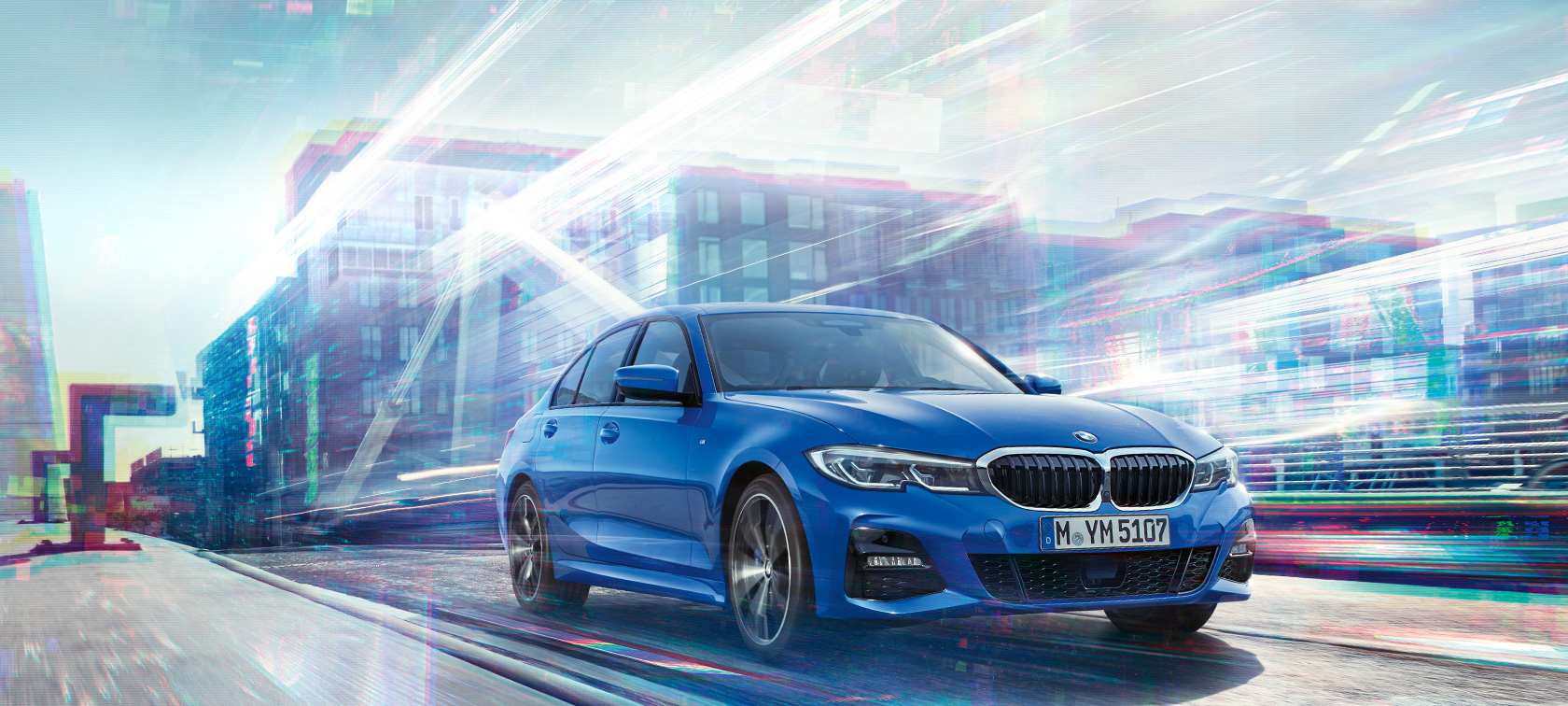 BMW 3 Series Sedan, three-quarter front shot