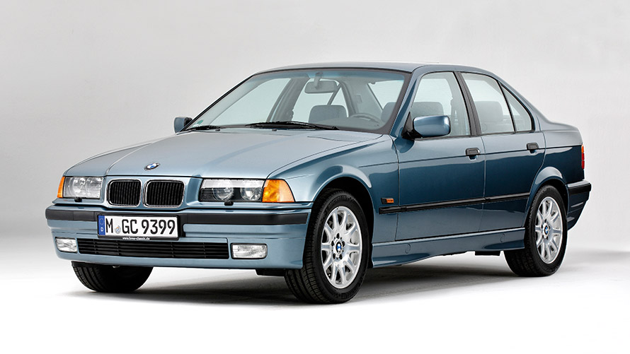 BMW סדרה 3 E36 דור שלישי מבט קדמי דגמי BMW סדרה 3 BMW סדרה 3 דור שלישי E36 מבט קדמי