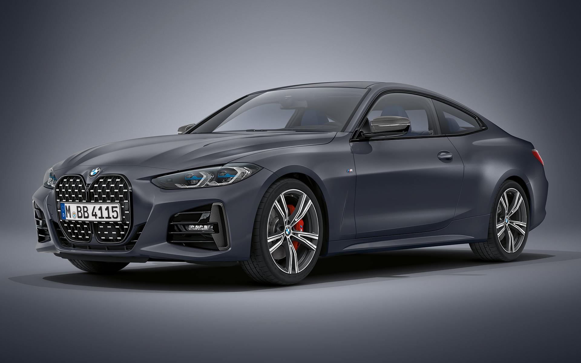 BMW Individual Frozen Deep Grey אפור מטאלי BMW סדרה 4 קופה 2020 BMW סדרה 4 קופה אפור מטאלי BMW INDIVIDUAL FROZEN DEEP GREY.