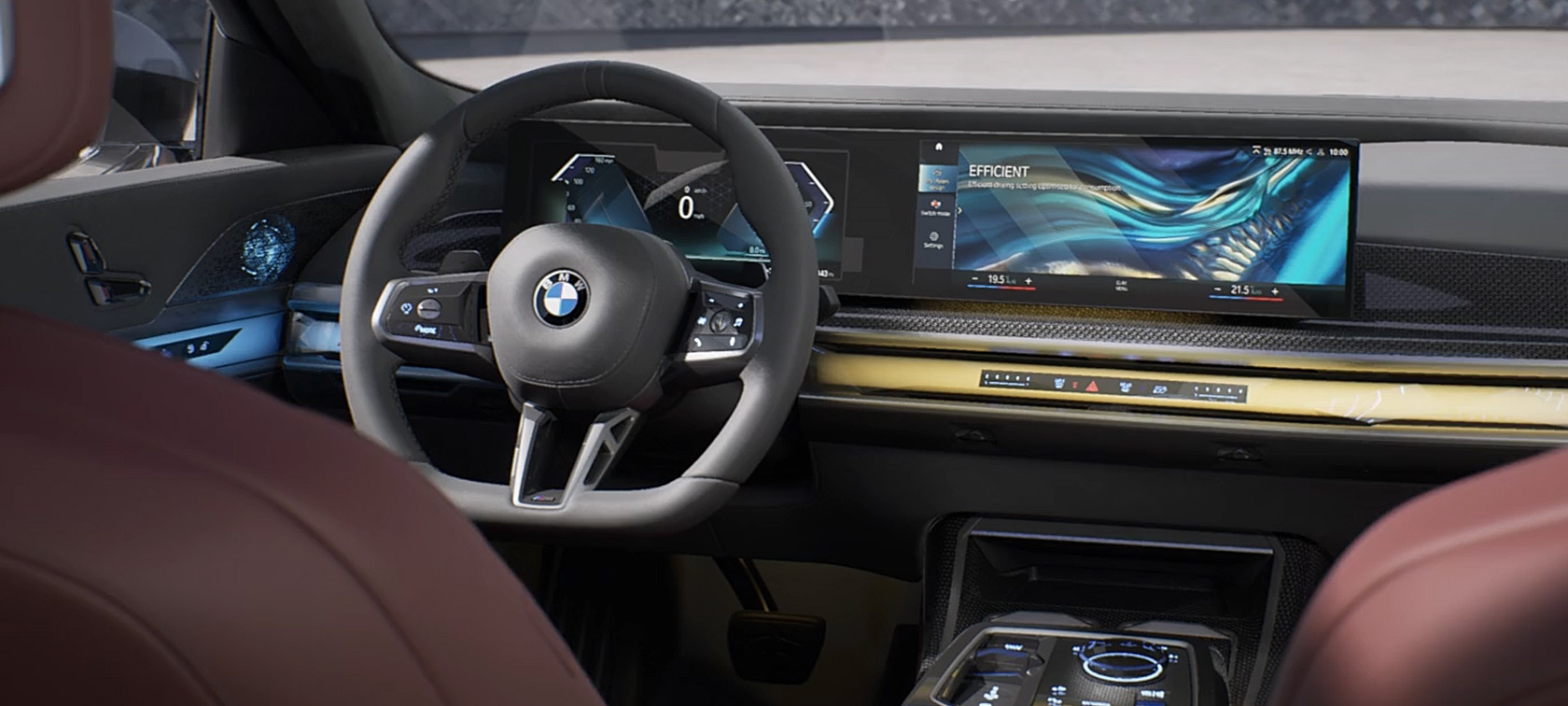 עיצוב פנימי BMW סדרה 7 ICE 740i חבילת M Sport BMW סדרה 7 ICE 740i חבילת M sport עיצוב פנימי