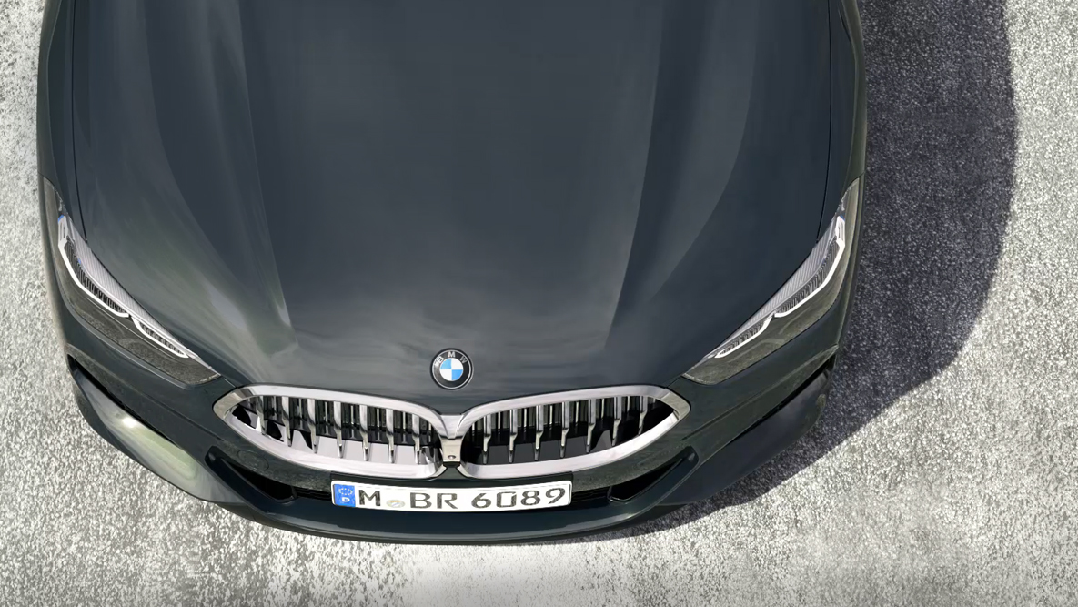 BMW M850i xDrive, מבט ממעוף הציפור, מנוע בנזין בעל 8 צילינדרים בטכנולוגיית TwinPower Turbo של BMW. BMW M850i xDrive, מבט ממעוף הציפור, מנוע בנזין בעל 8 צילינדרים בטכנולוגיית TwinPower Turbo של BMW.