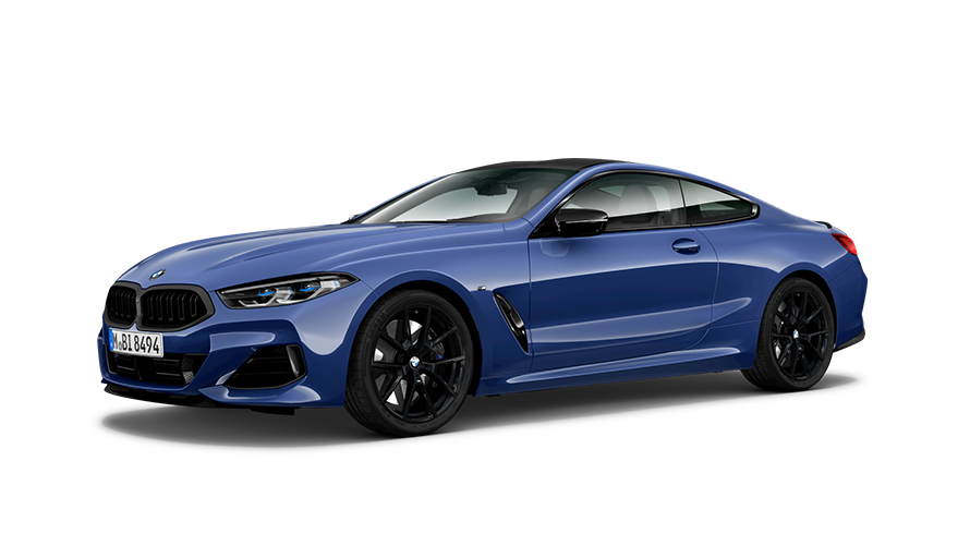 BMW סדרה 8 קופה מבט צדדי  BMW סדרה 8 קופה מבט צדדי