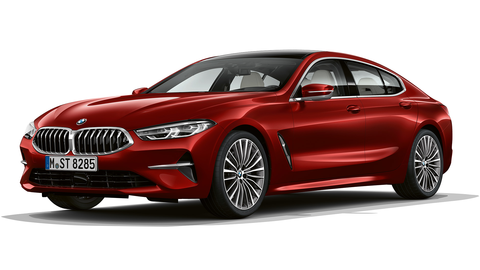 דגם בסיסי, תמונה 3/4 קדמית BMW סדרה 8 גראן קופה, דגם בסיסי, תמונה 3/4 קדמית