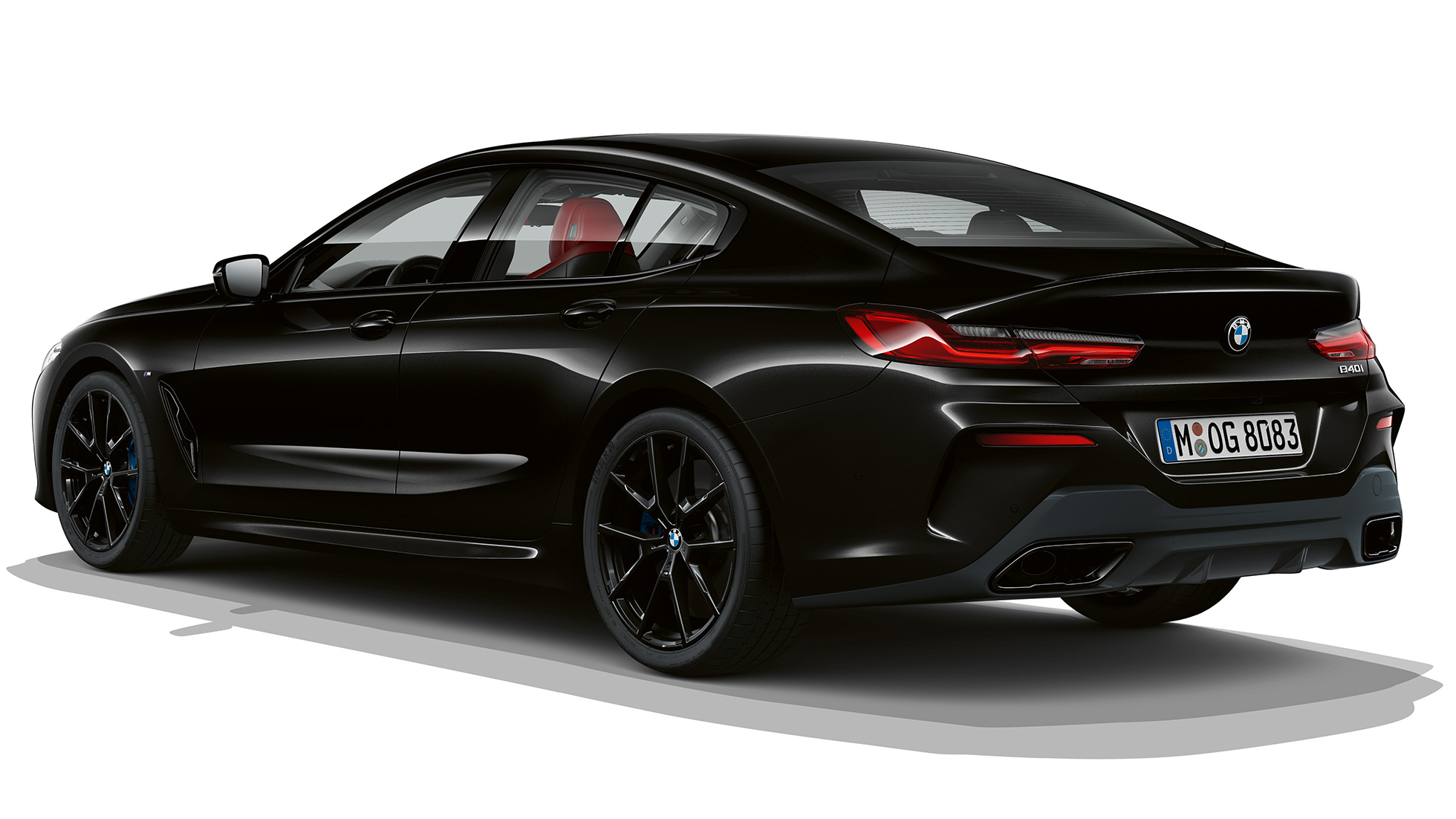 חבילת M Sport, תמונה 3/4 אחורית BMW סדרה 8 גראן קופה, חבילת M Sport, תמונה 3/4 אחורית