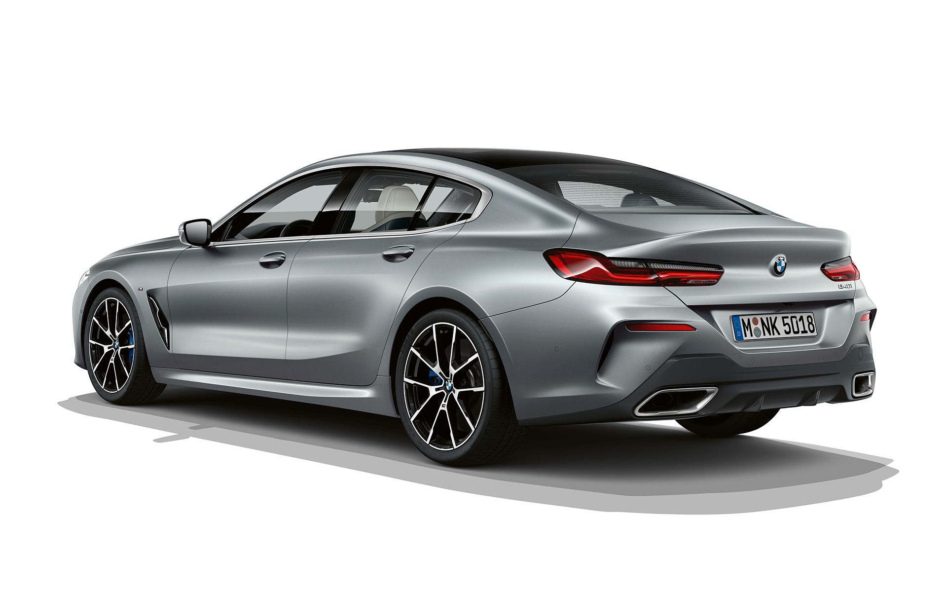 Frozen Temptation תמונה 3/4 אחורי BMW סדרה 8 גראן קופה, Frozen Temptation תמונה 3/4 אחורית