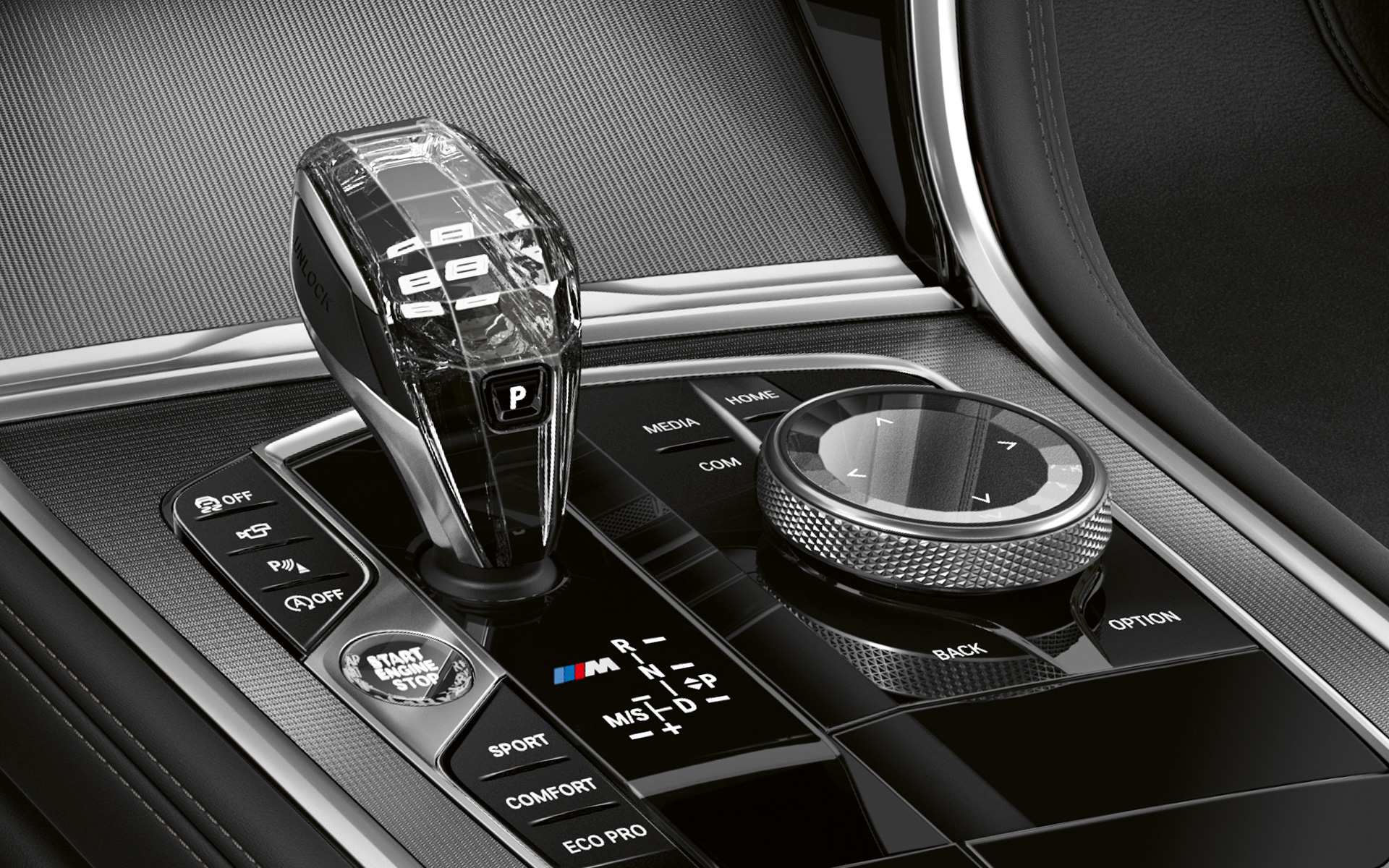 תא נהג Pure Contrast BMW סדרה 8 גראן קופה, תא נהג Pure Contrast