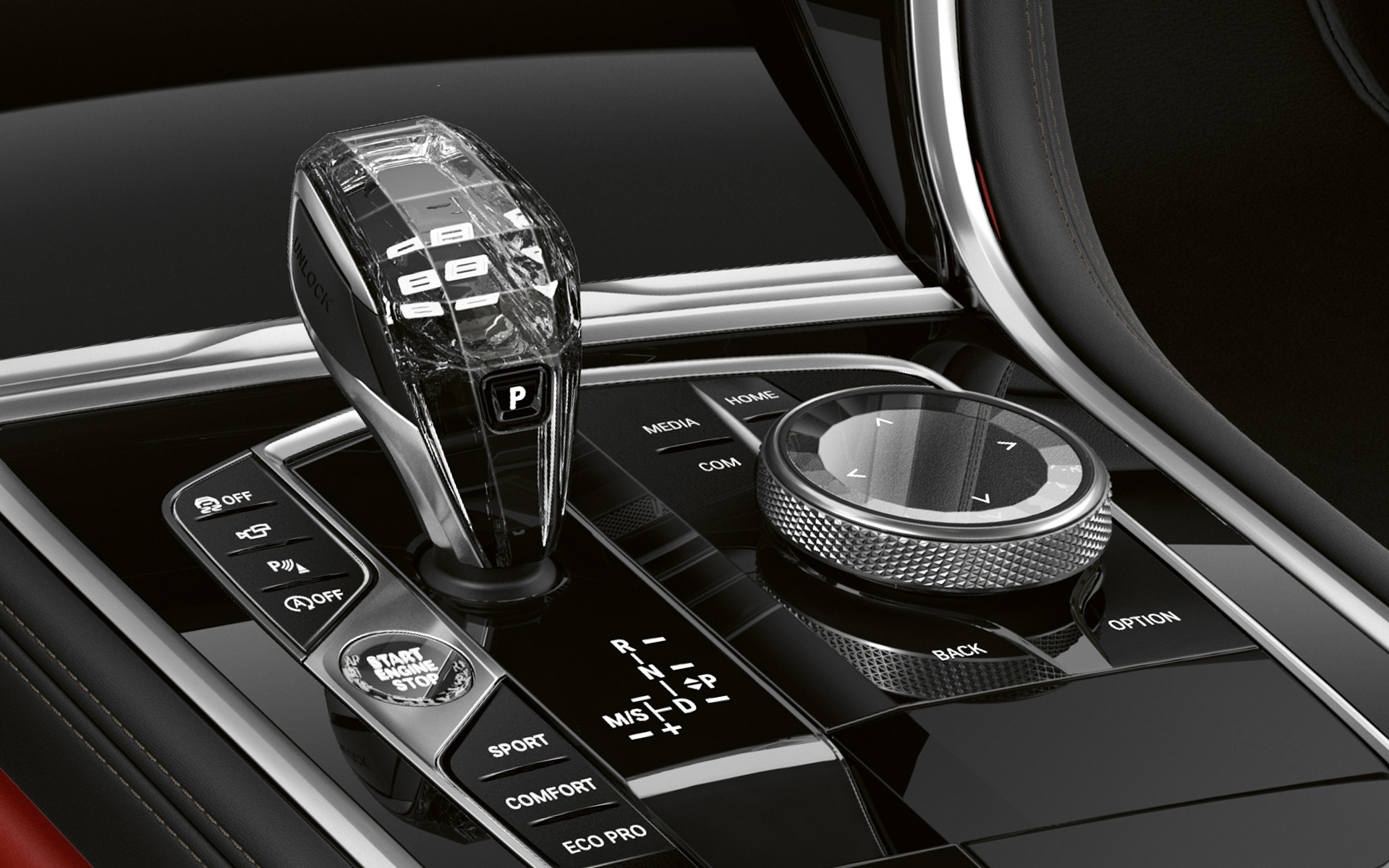 תא נהג Dark Seduction BMW סדרה 8 גראן קופה, תא נהג Dark Seduction