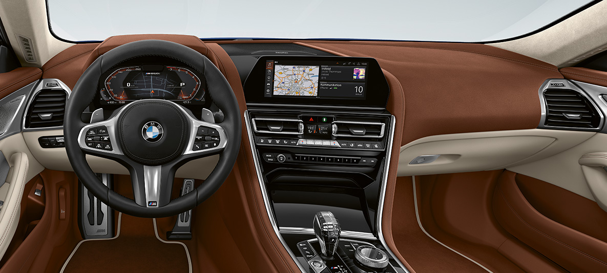BMW Individual, תא נהג BMW סדרה 8 גראן קופה, BMW Individual, תא נהג