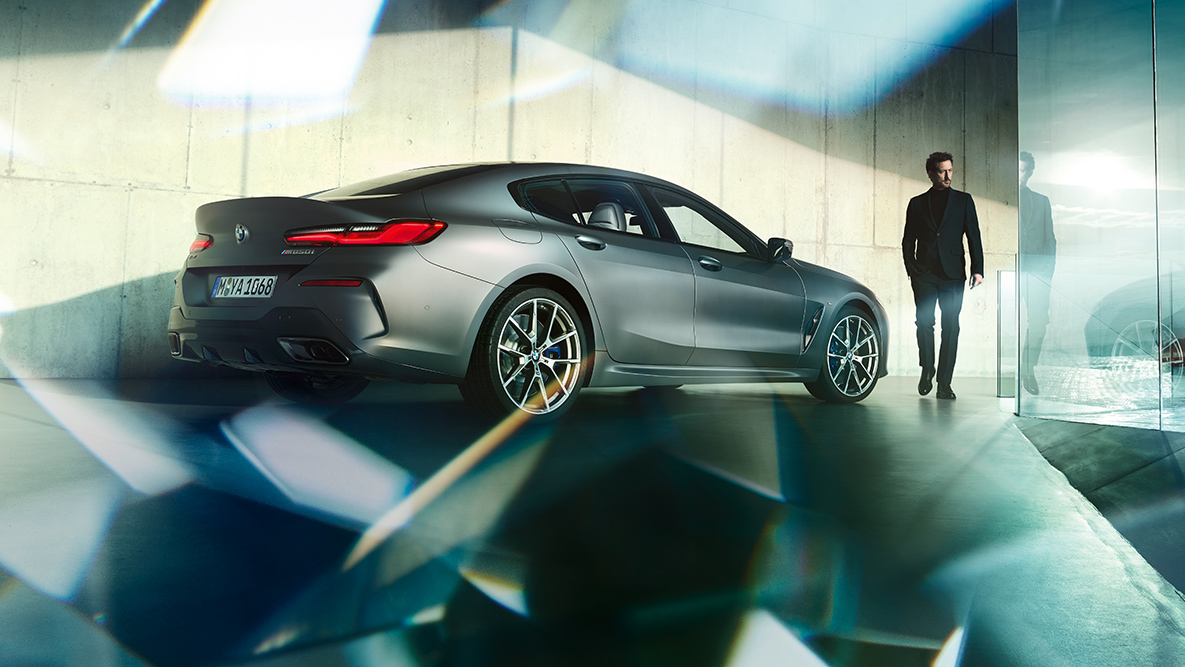 עיצוב ספורטיבי יוקרתי BMW סדרה 8 גראן קופה, עיצוב ספורטיבי יוקרתי