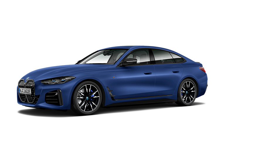 BMW i modellek, BMW i4, M50, G26 MP, rézsútos oldalnézet BMW i modellek, BMW i4, M50, G26 MP, rézsútos oldalnézet