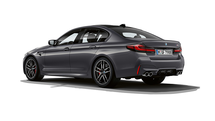 BMW M5 Brands Hatch Grey מבט אחורי