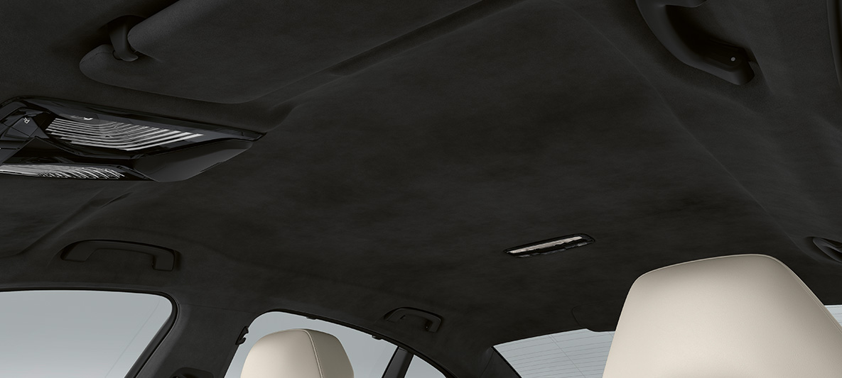 BMW Individual BMW M5 Sedan F90 2020 BMW Individual headliner Anthracite BMW Individual BMW M5 סדאן F90 LCI פייסליפט 2020 BMW דיפון גג Anthracite