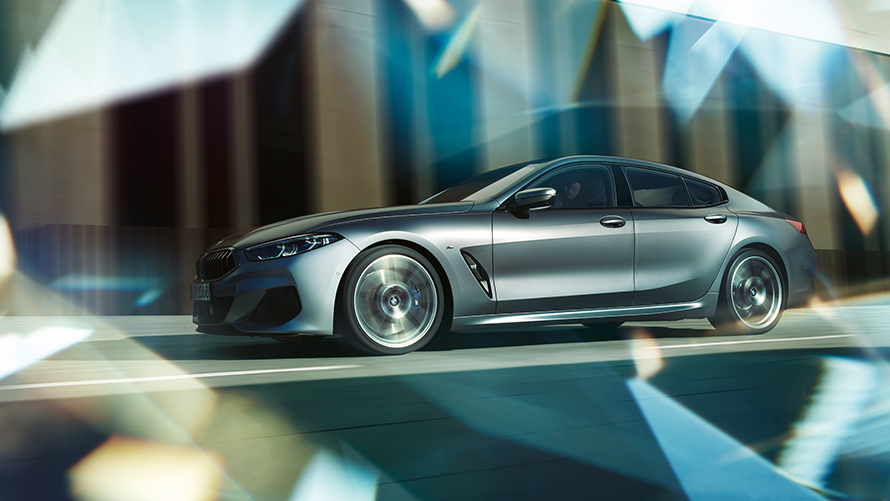 BMW M850i xDrive גראן קופה, עיצוב, מבט מהצד, BMW סדרה 8 גראן קופה