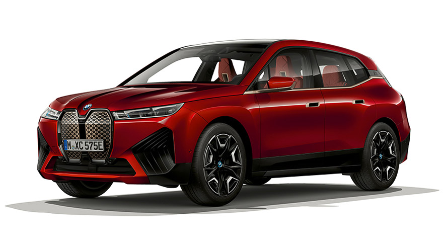 BMW X BMW iX מבט מהצד BMW X BMW iX מבט מהצד