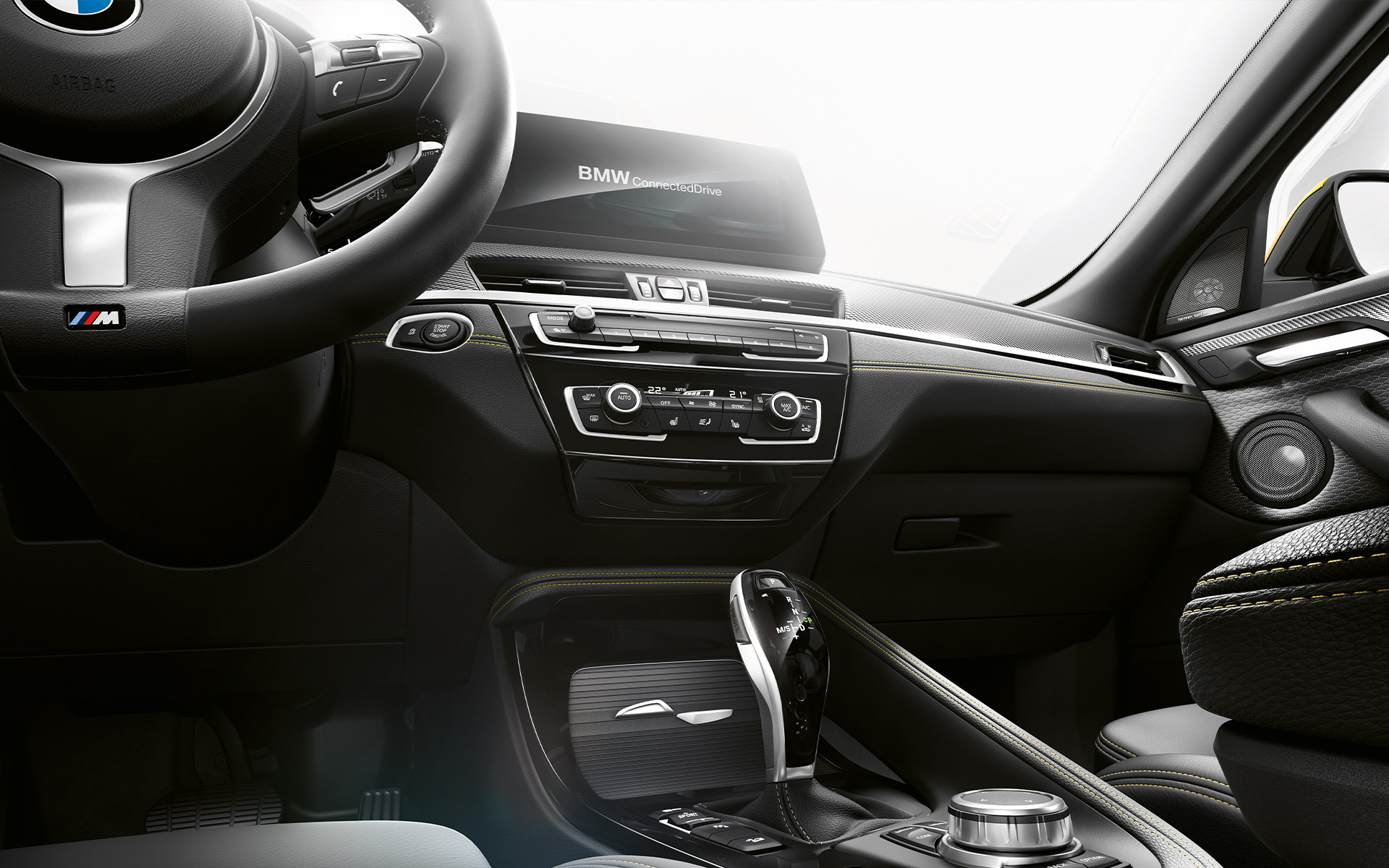 BMW X2 קונסולה מרכזית פנימית