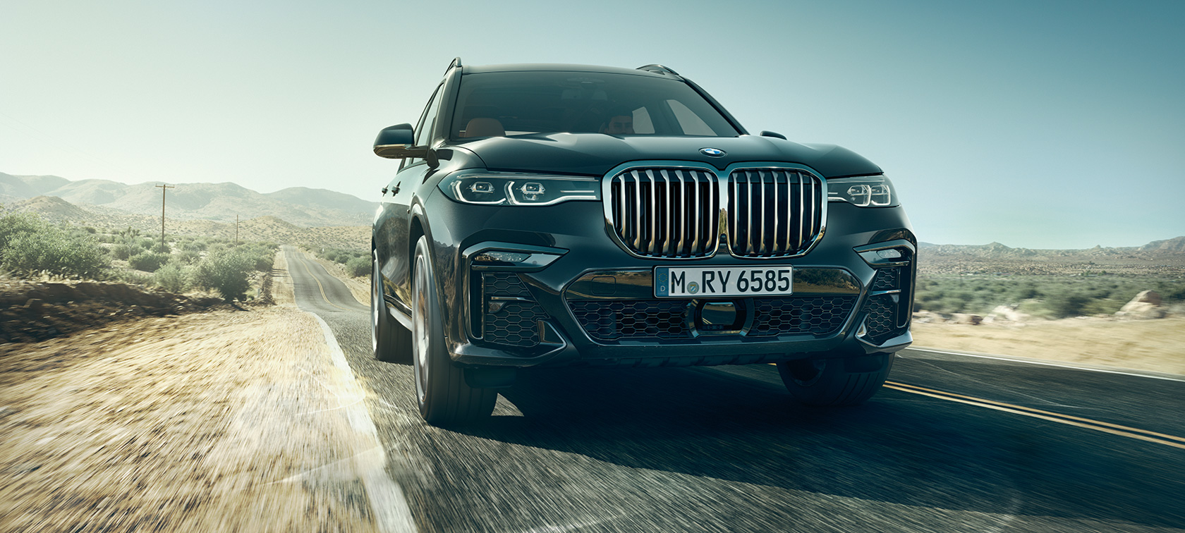 BMW X7, מבט על החזית מבט על החזית של BMW X7