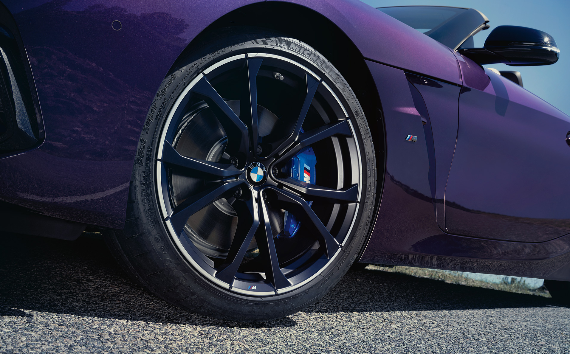 BMW Z4 חלק חיצוני חישוק צילום תקריב