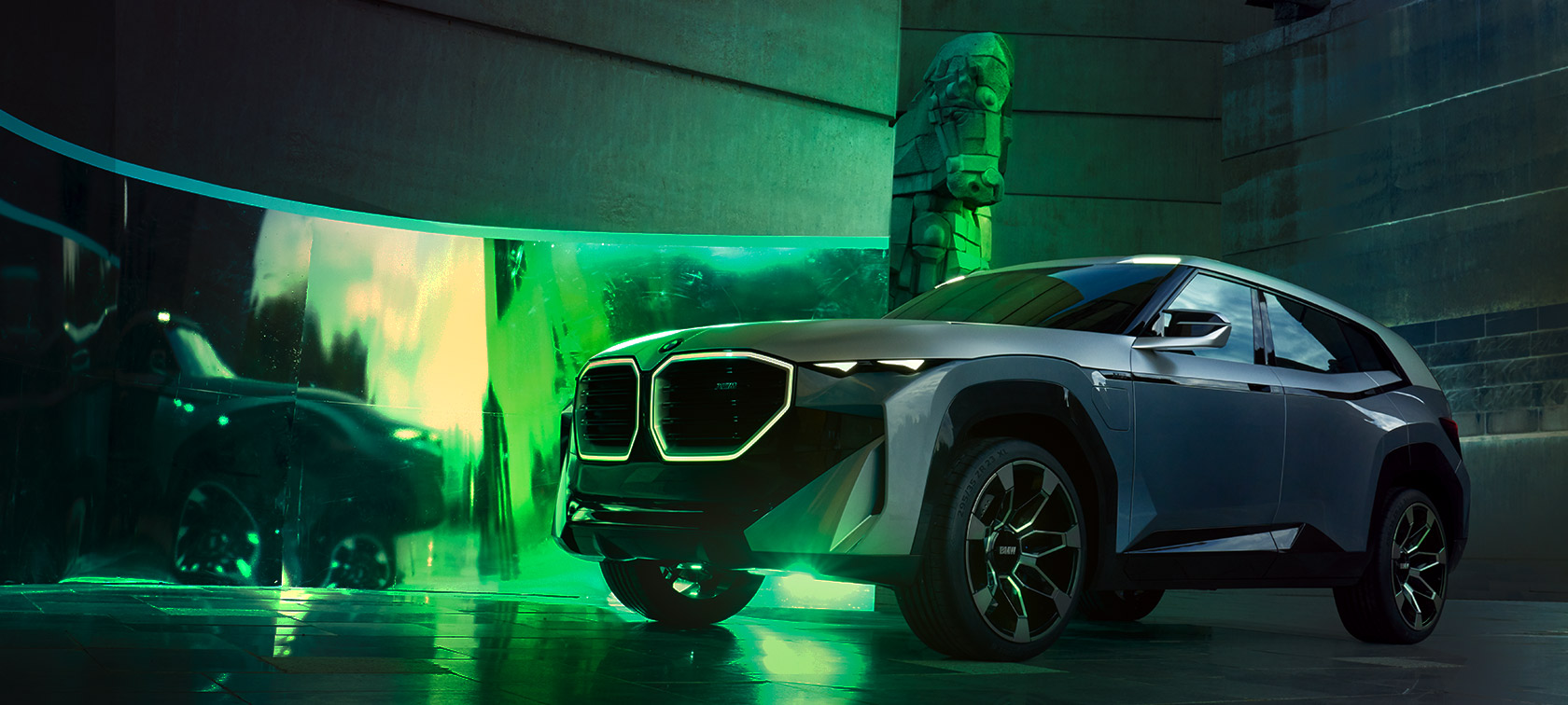 BMW XM קונספט מבט קדמי BMW XM קונספט מבט קדמי