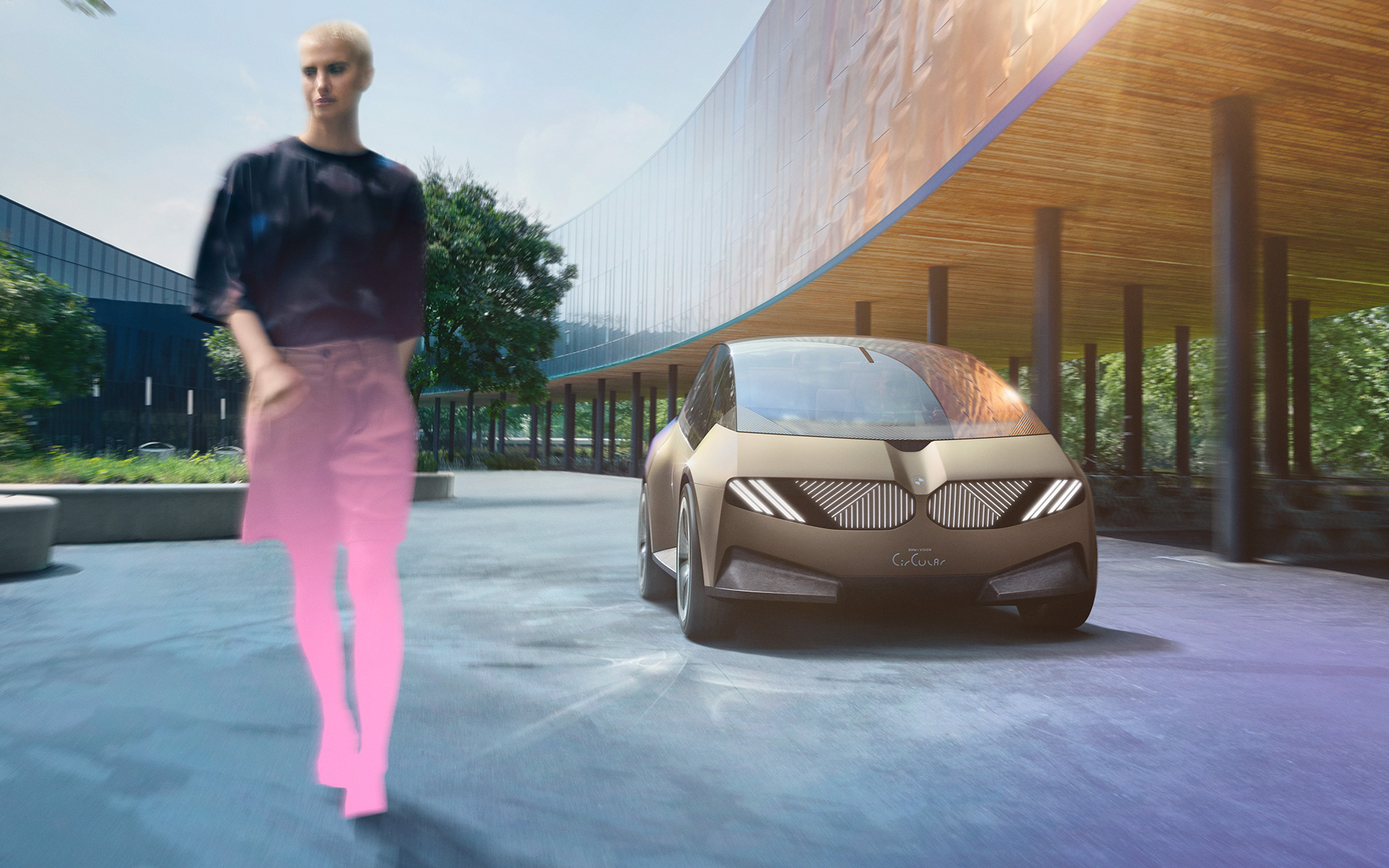 BMW i Vision Circular 2021 חזון רכב תמונה 1