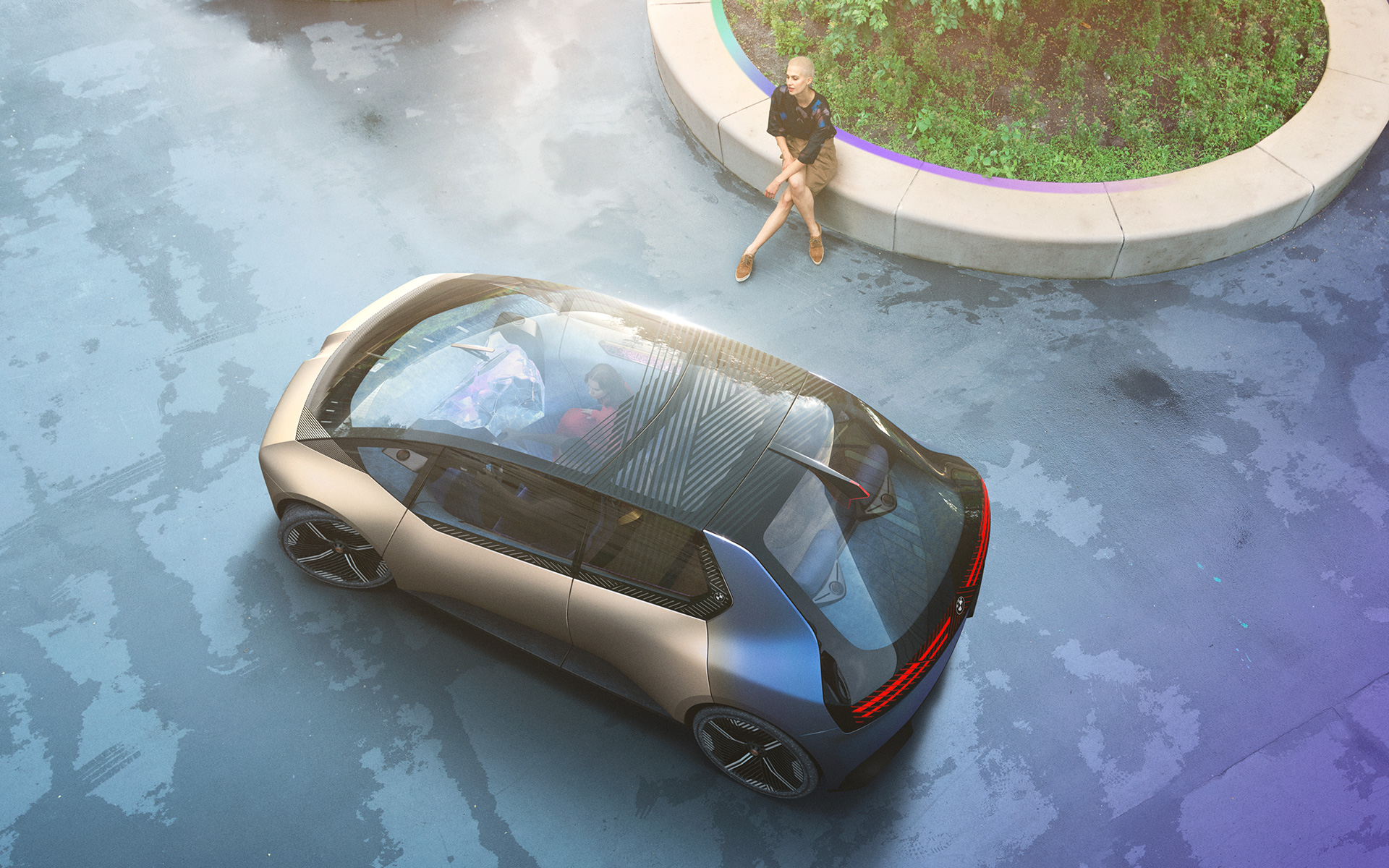 BMW i Vision Circular 2021 חזון רכב תמונה 2