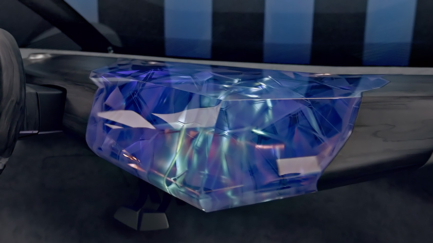 וידאו עיצוב פנימי לוח מחוונים כפסל מרחף BMW i Vision Circular 2021 BMW i Vision Circular 2021 חזון רכב עיצוב פנימי לוח מחוונים דמוי פסל מרחף וידאו