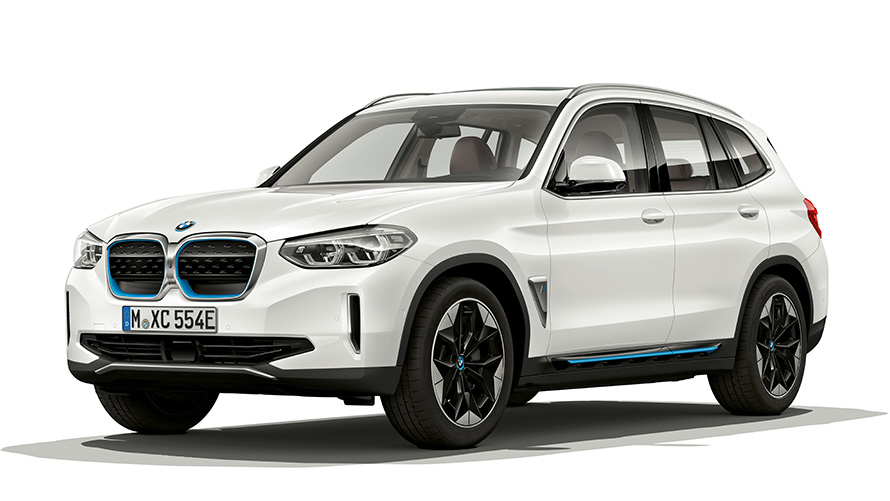BMW iX3 צילום סטודיו BMW iX3 צילום סטודיו מבט קדמי