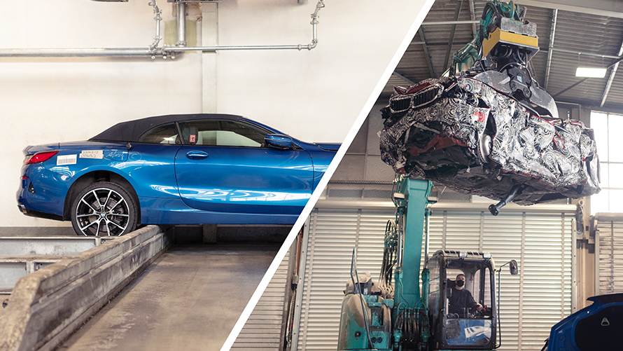 קיימות ב-BMW מחזור כלי רכב משומשים ניידות חשמלית של BMW קיימות ב-BMW ייצור ירוק מחזור כלי רכב משומשים
