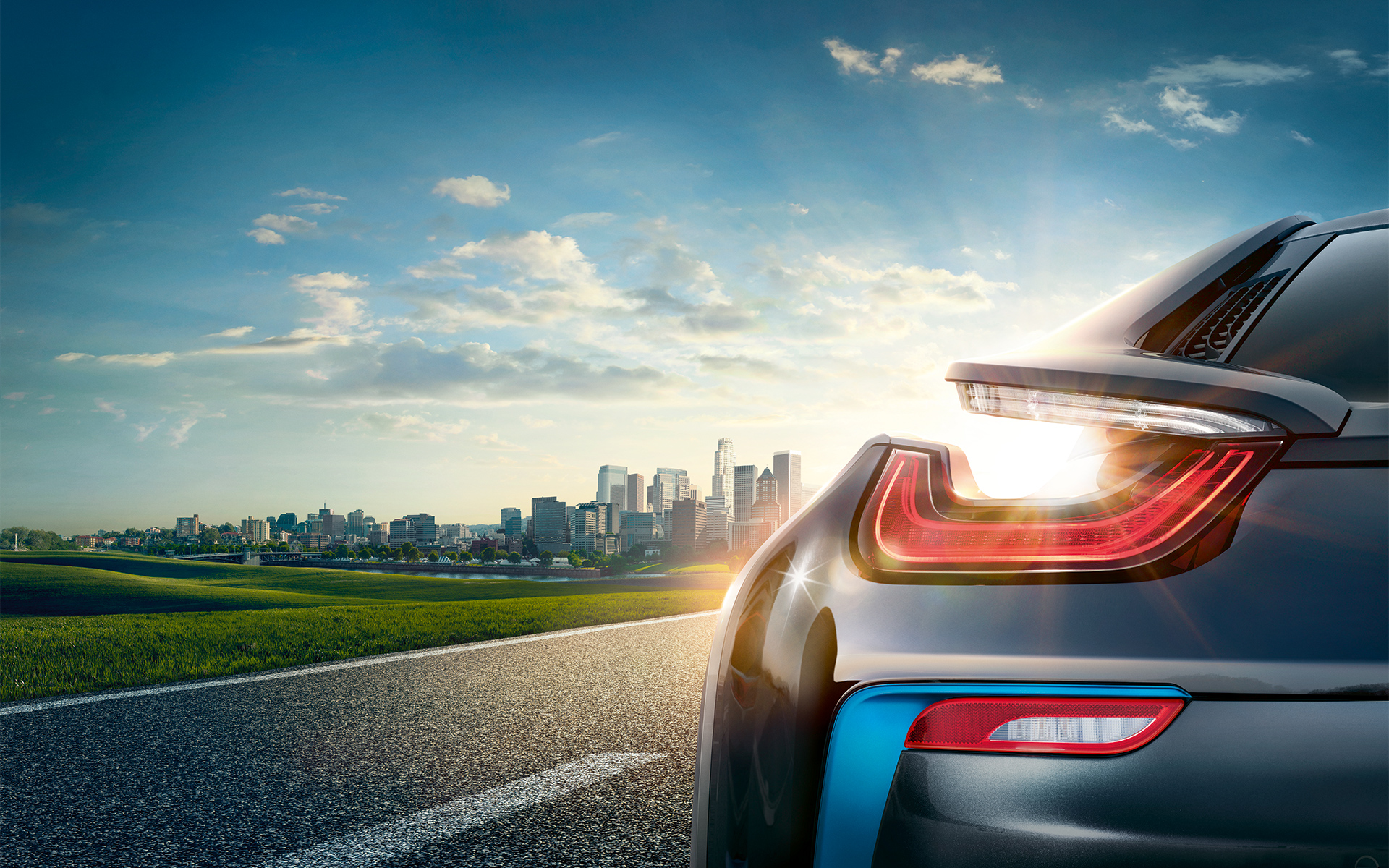 העיצוב האווירודינמי של BMW i8 העיצוב האווירודינמי של BMW i8