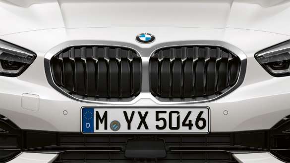 גריל כליות BMW סדרה 1. גריל הכליות של BMW סדרה 1 בצבע לבן מטאלי Mineral.