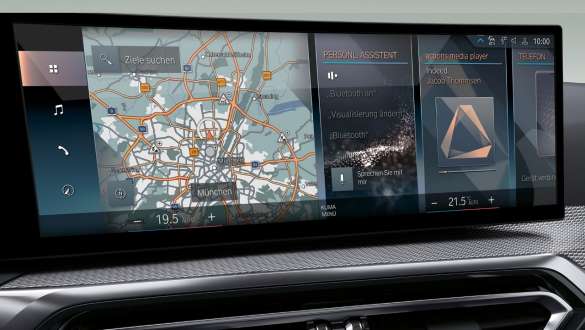 BMW 4 Series Gran Coupé G26 2021 with BMW Intelligent Personal Assistant BMW 4 Series Gran Coupé G26 2021 with BMW Intelligent Personal Assistant Control Display interior