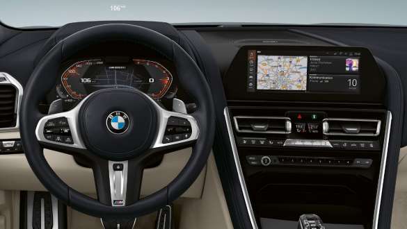 BMW Live Cockpit Professional BMW סדרה 8 גראן קופה, BMW Live Cockpit Professional