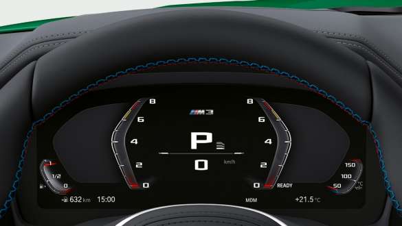 לוח מחוונים בעיצוב M, BMW M3 BMW M3 לוח מחוונים בעיצוב M סביבת נהג