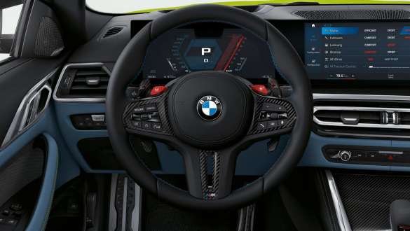 גלגל הגה M BMW M4 Competition BMW M4 Competition גלגל הגה M סביבת נהג