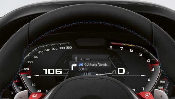 לוח מחוונים בעיצוב M‏, BMW M5 לוח מחוונים BMW M5 סביבת נהג