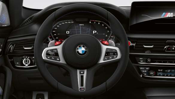 גלגל הגה M בציפוי עור BMW M5 גלגל הגה M בציפוי עור, BMW M5 סביבת נהג