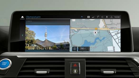 BMW Maps BMW iX3 BMW Maps BMW iX3 2020 חלל פנים עם צג בקרה