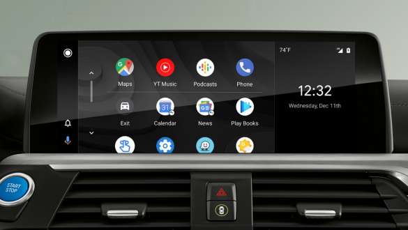 אינטגרציה לטלפון החכם BMW iX3 אינטגרציה לטלפון החכם BMW iX3 2020 חלל פנים עם צג בקרה